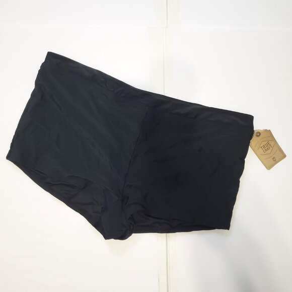 Black Women's Tankini Swimsuit 3X Plus Size Swim Shorts True Craft 2 Piece Suit - Picture 11 of 15